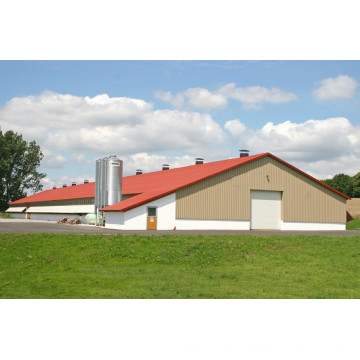 Maison d&#39;oiseau de volaille de structure métallique / maison de poulet (KXD-PCH2)